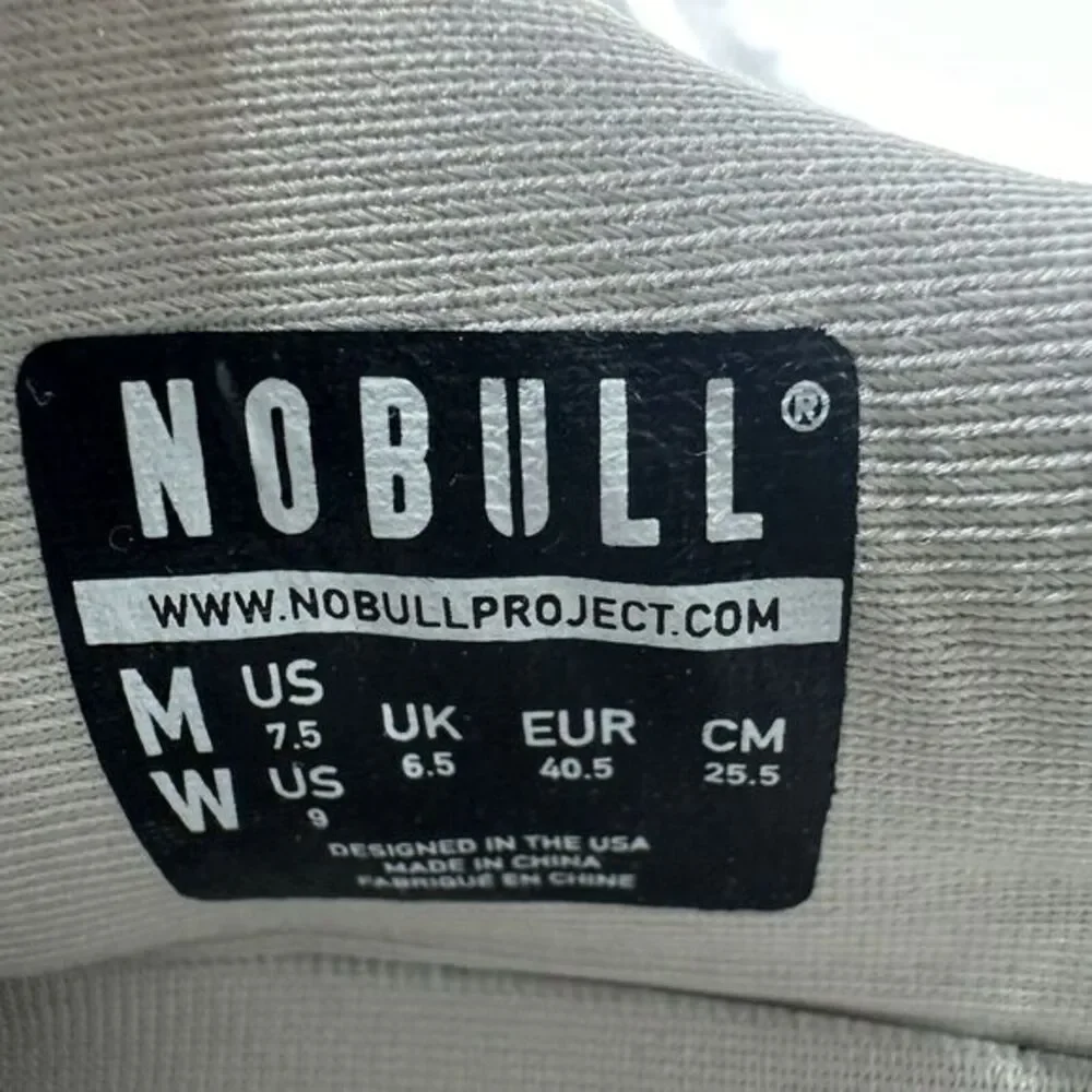 Nobull Unisex Trainer Gray Casual Shoes Sneakers Size M 7.5 W 9‎